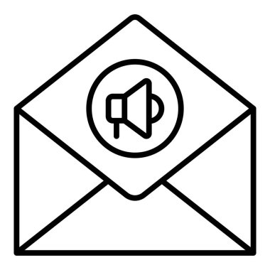 Vector Design Illustration Email Marketing Icon Style