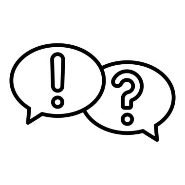 Vector Design Illustration Language Barrier Icon Style