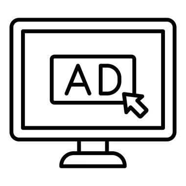 Vector Design Illustration Online Advertising Icon Style