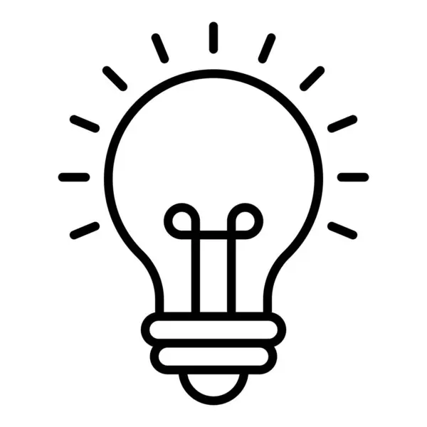 Vector Design Illustration Light Bulb Icon Style