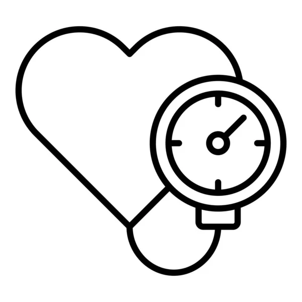 Vector Design Illustration Blood Pressure Gauge Icon Style