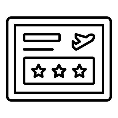 Vector Design Illustration Frequent Flyer Program Icon Style