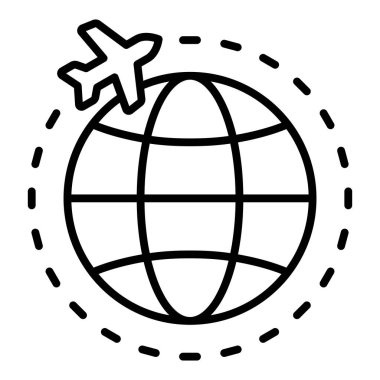 International Flight Icon Style