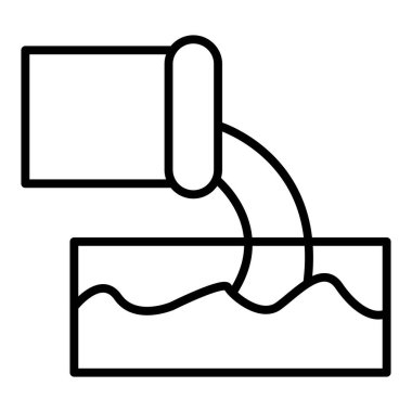 Factory Waste Icon Style