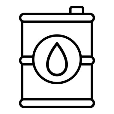 Oil Barrell Icon Style