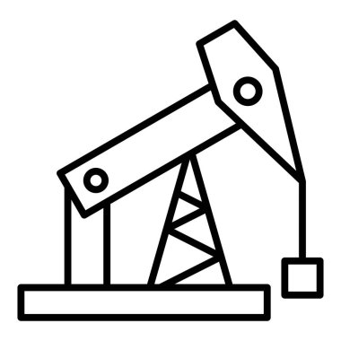 Oil Platform Icon Style