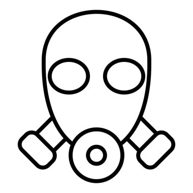 Gas Mask Icon Style