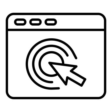 Vector Design Illustration Clicks Icon Style