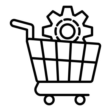 Vector Design Illustration Ecommerce Solutions Icon Style