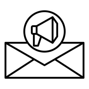 Vector Design Illustration Email Marketing Icon Style