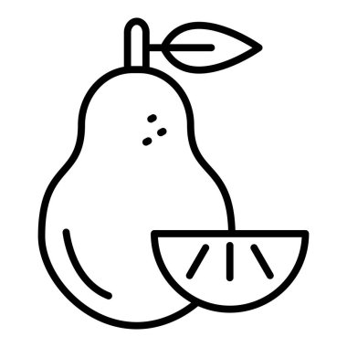 Vector Design Illustration Pomelo Icon Style