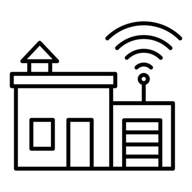 Vector Design Illustration Smart Home Icon Style