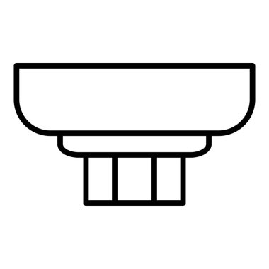 Vector Design Illustration Smoke Detector Icon Style