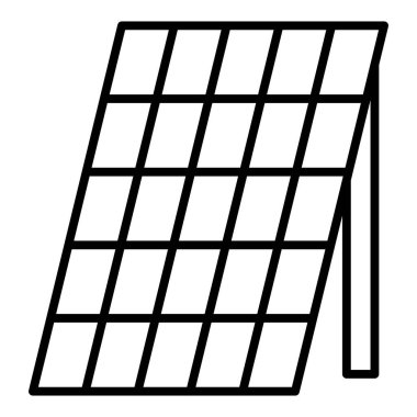 Vector Design Illustration Solar Panel Icon Style