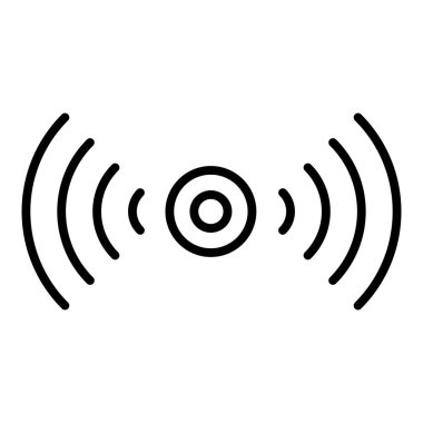 Vector Design Illustration Motion Sensor Icon Style