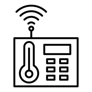 Vector Design Illustration Thermostat Icon Style