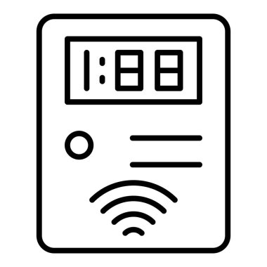 Vector Design Illustration Smart Meter Icon Style