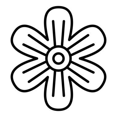 Vector Design Illustration Flower Icon Style