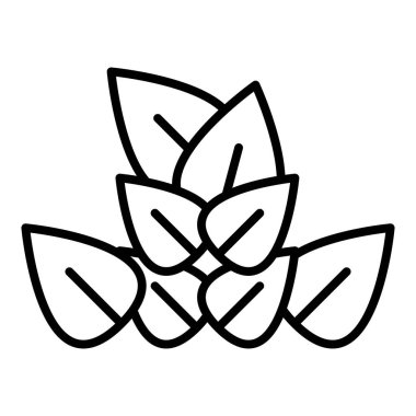 Vector Design Illustration Herbs Icon Style