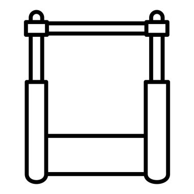 Vector Design Illustration High Jump Icon Style