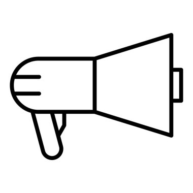 Vector Design Illustration Megaphone Icon Style