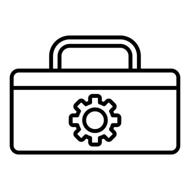 Vector Design Illustration Tool Box Icon Style