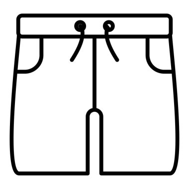 Vector Design Illustration Shorts Icon Style