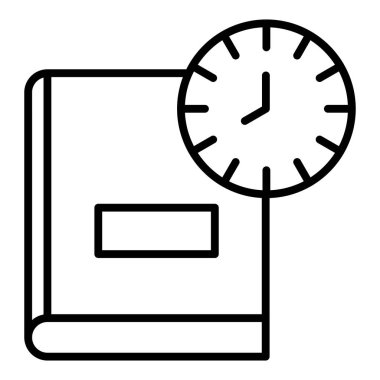 Vector Design Illustration Book In Advance Icon Style