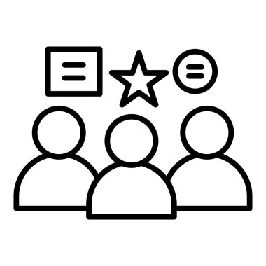 Vector Design Illustration Group Activities Icon Style