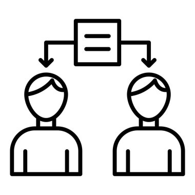 Vector Design Illustration Information Sharing Icon Style