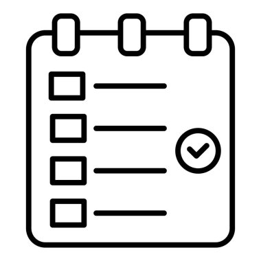 Vector Design Illustration Schedule Icon Style