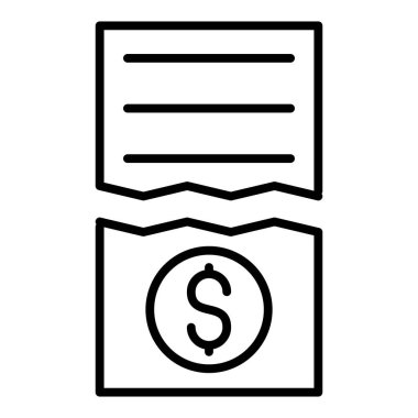 Vector Design Illustration Split Bills Icon Style