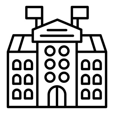 Vector Design Illustration University Icon Style