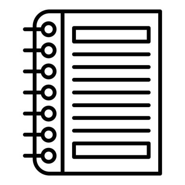 Vector Design Illustration Textbook Icon Style