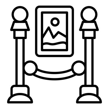 Vector Design Illustration Design Museum Icon Style