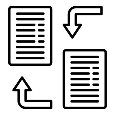 Vector Design Illustration Data Transfer Icon Style