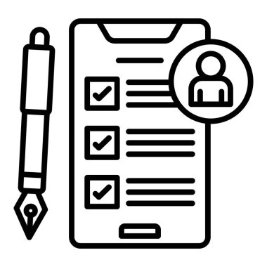 Vector Design Illustration Privacy Impact Assessment Icon Style