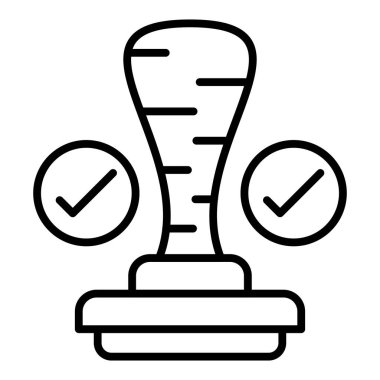 Vector Design Illustration Stamp Icon Style