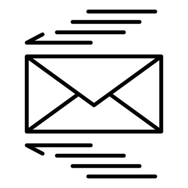 Vector Design Illustration Mail Icon Style