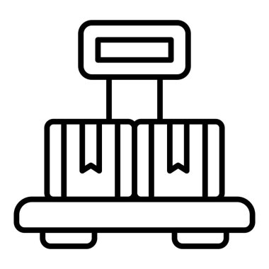 Vector Design Illustration Platform Scale Icon Style