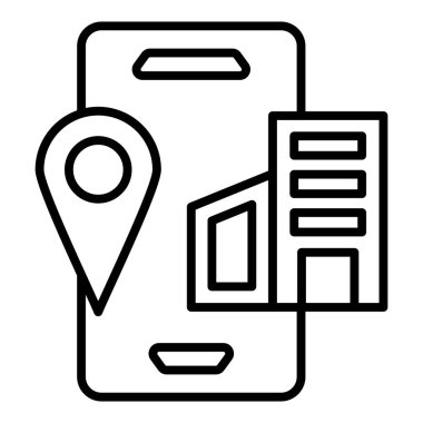 Vector Design Illustration Geolocation Icon Style