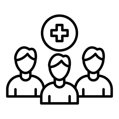 Vector Design Illustration Community Response Team Icon Style