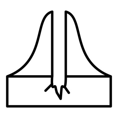 Vector Design Illustration Earthquake Icon Style