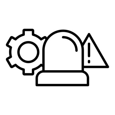 Vector Design Illustration Emergency Management Icon Style