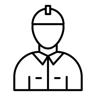 Vector Design Illustration Firefighter Male Icon Style