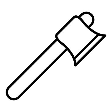 Vector Design Illustration Hatchet Icon Style