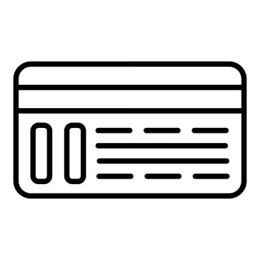 Vector Design Illustration Credit Card Icon Style
