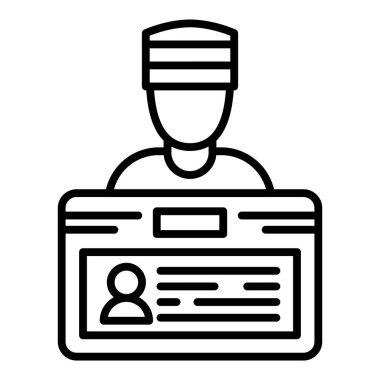 Vector Design Illustration Identity Theft Icon Style