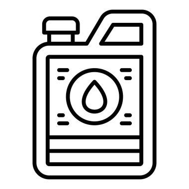 Vector Design Illustration Jerrycan Icon Style