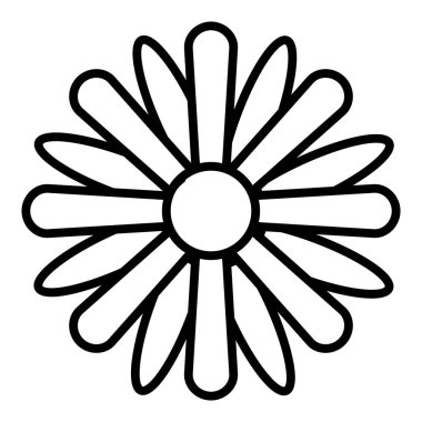Vector Design Illustration Aster Icon Style